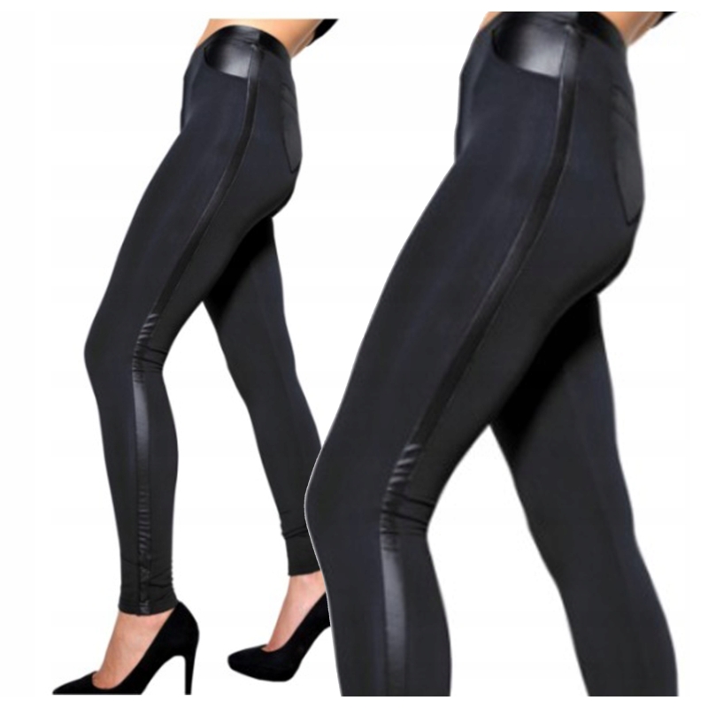 Damskie eleganckie legginsy treningowe SESTO SENSO