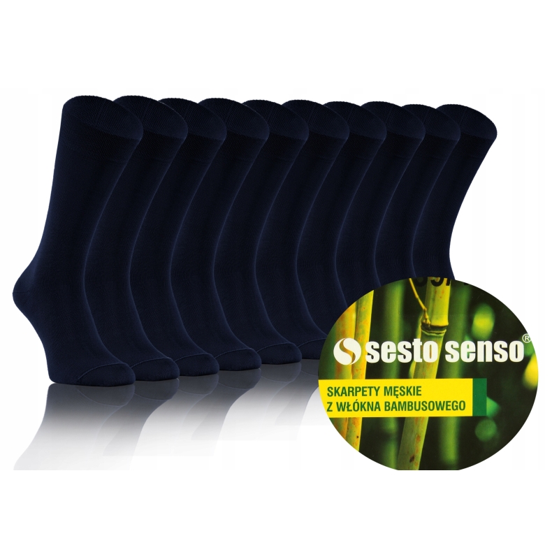 5 X Skarpety garniturowe BAMBUSOWE Sesto