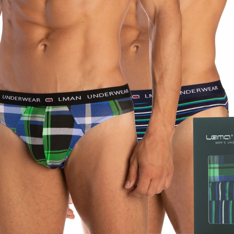 2x Slipy Męskie LAMA BAWEŁNIANE 711SD