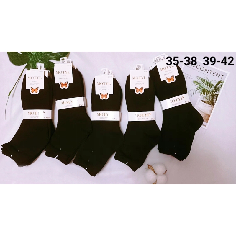 5 x Eleganckie Skarpety Damskie 5-pak