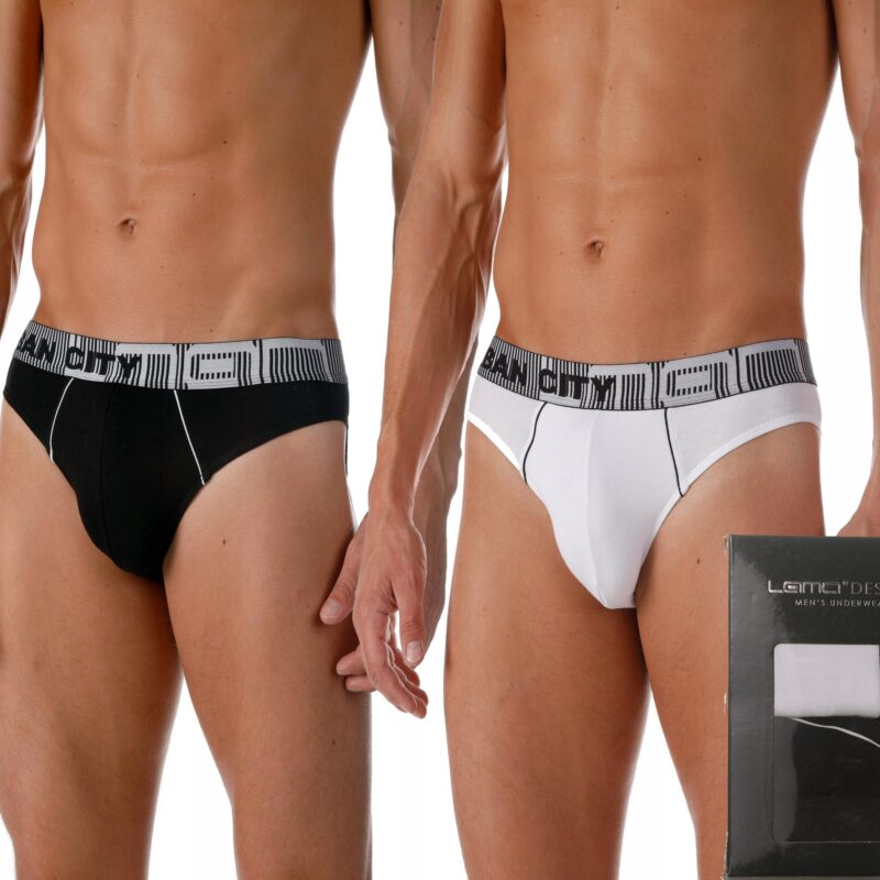 2x Slipy Męskie LAMA BAWEŁNIANE M-844 SD