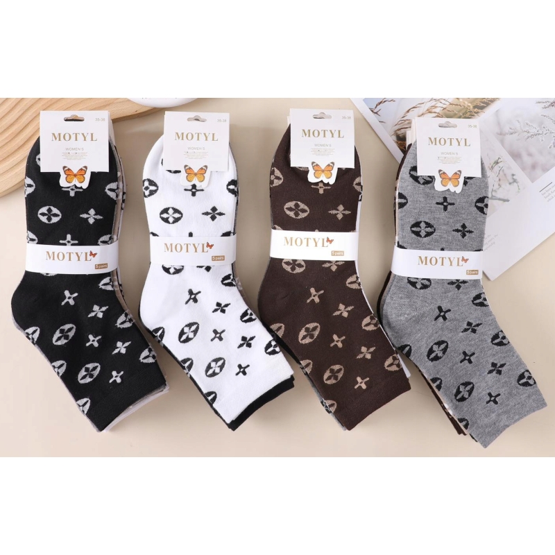 5 x Eleganckie Skarpety Damskie 5-pak