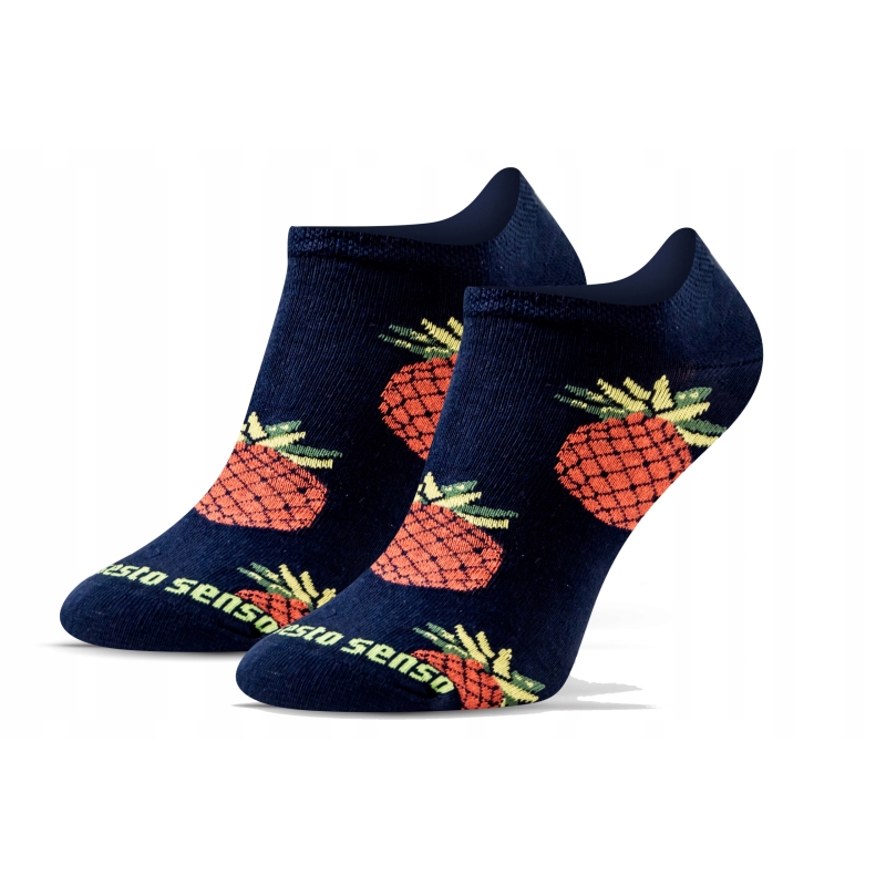 Kolorowe wesołe stopki NIE DO PARY ananas