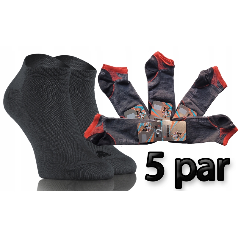 5 x STOPKI sneakers SESTO SENSO mix kolor